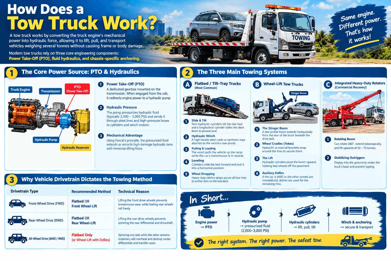 How Does a Tow Truck Work?